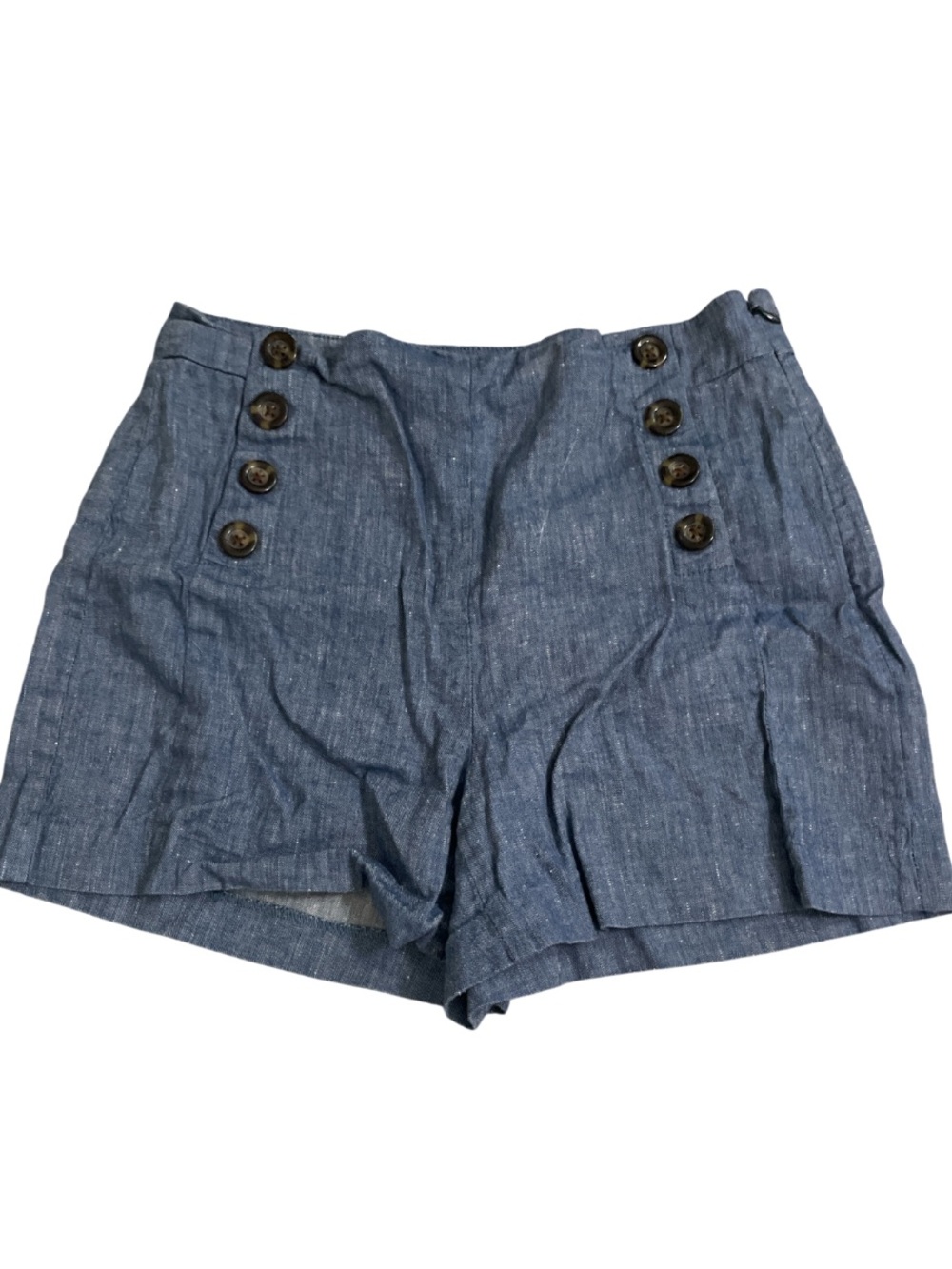Ann Taylor Riviera Linen-Blend Sailor Short